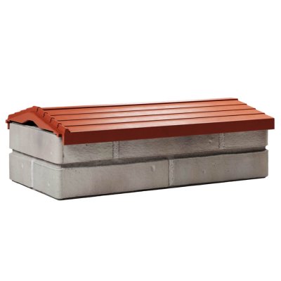 Парапет Бона ХайТек Красный посадка на 1 кирпич 200,225,255мм фото 1