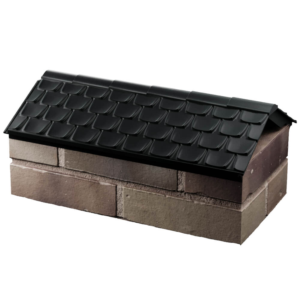 Парапет Elbrus Черный на 1 кирпич 255мм фото 3