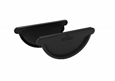 Заглушка желоба (125 мм) RAL7024