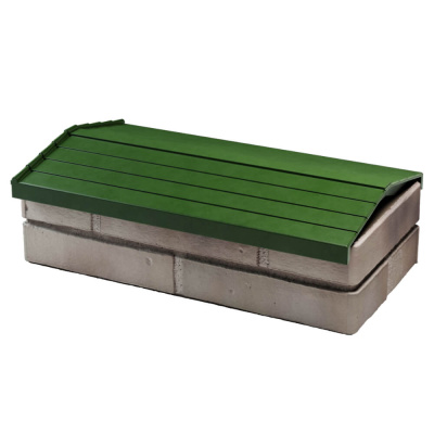 Парапет Бона ХайТек Зеленый посадка на 1 кирпич 200,225,255мм фото 3