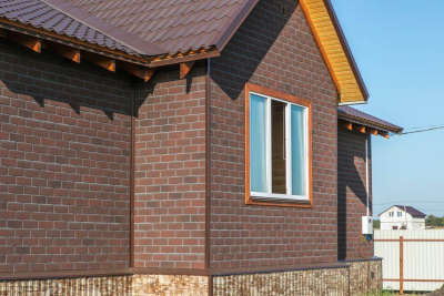 Фасадная плитка Хауберк обожженый кирпич Технониколь фото 1