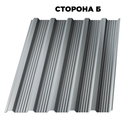 Профнастил (профлист) НС-21 Оцинкованный 0.45мм сторона Б